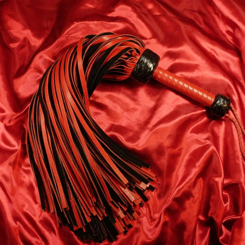 108-tailed leather flogger