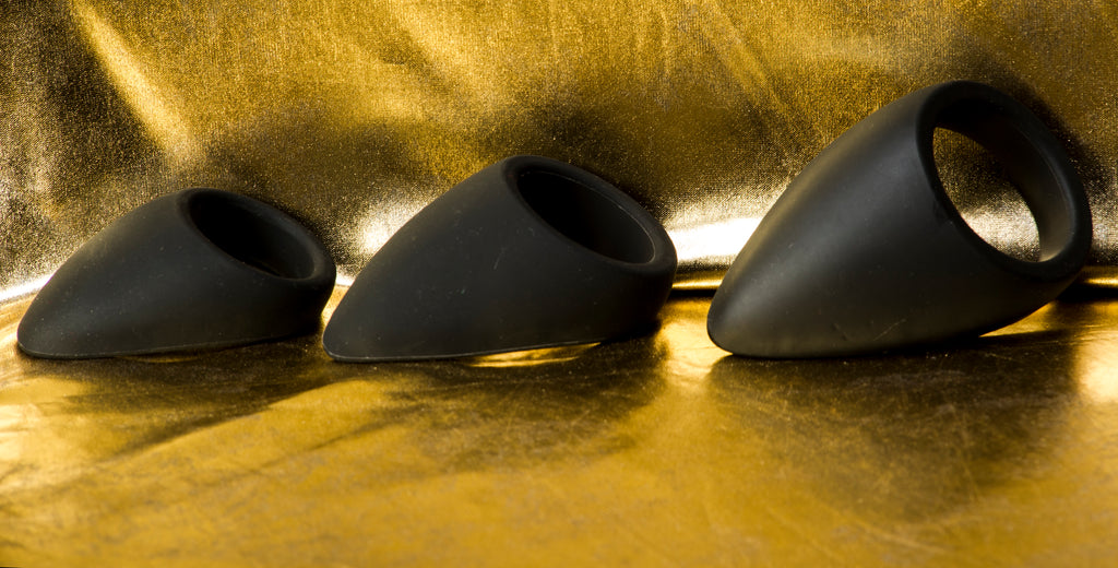 Teardrop silicone svart S