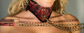 Posture Collar Brocade W Leash