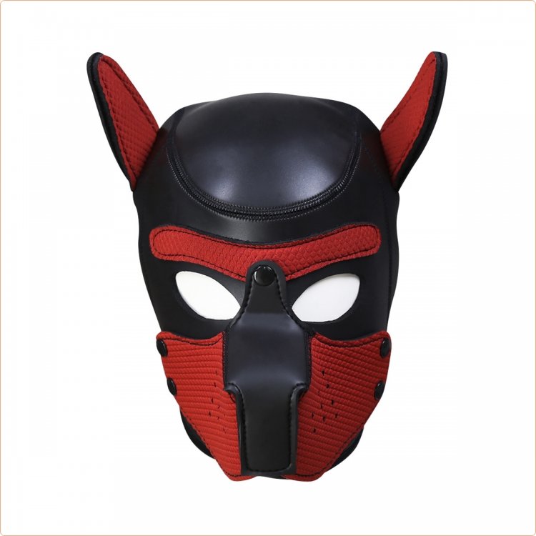 Neoprene Puppy Hood Black/Purple
