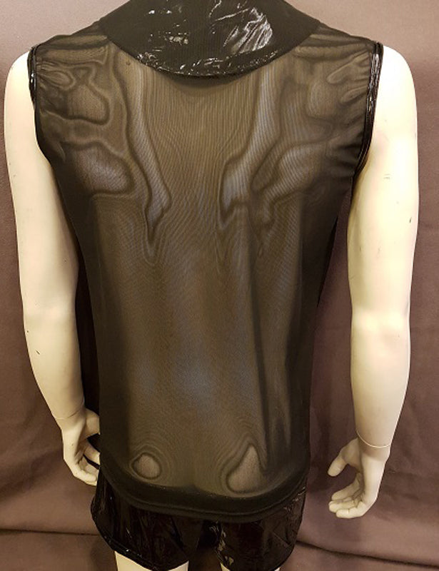 PVC lack linne med mesh