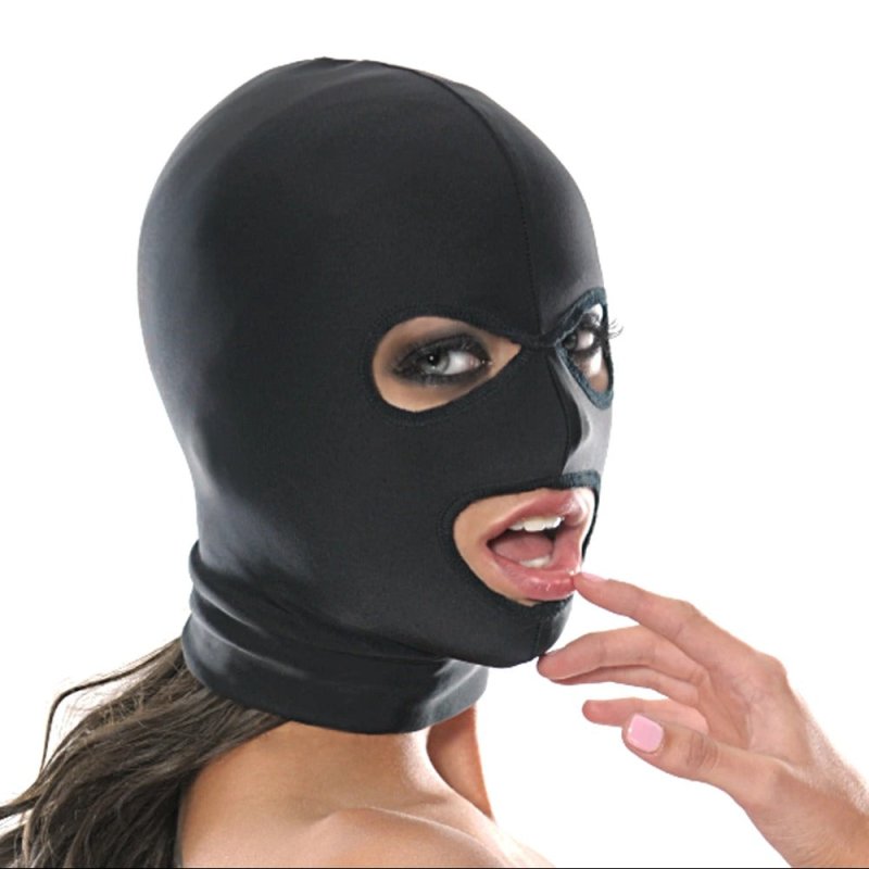 Spandex Huva mun ögon Lila