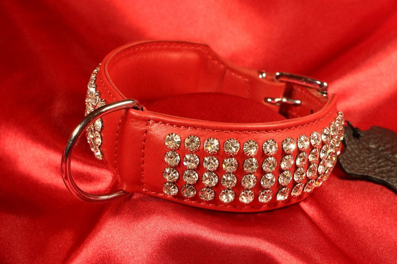 Collar white 45 cm 4 rad