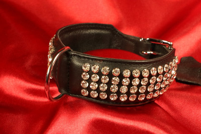 Collar white 45 cm 4 rad