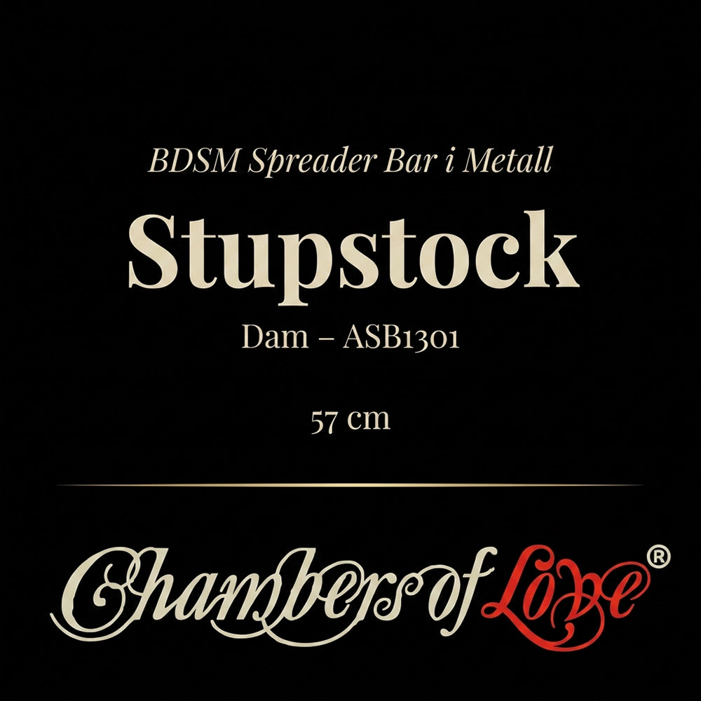 BDSM spreader bar i metall Stupstock Dam ASB1301 - Chambers of Love