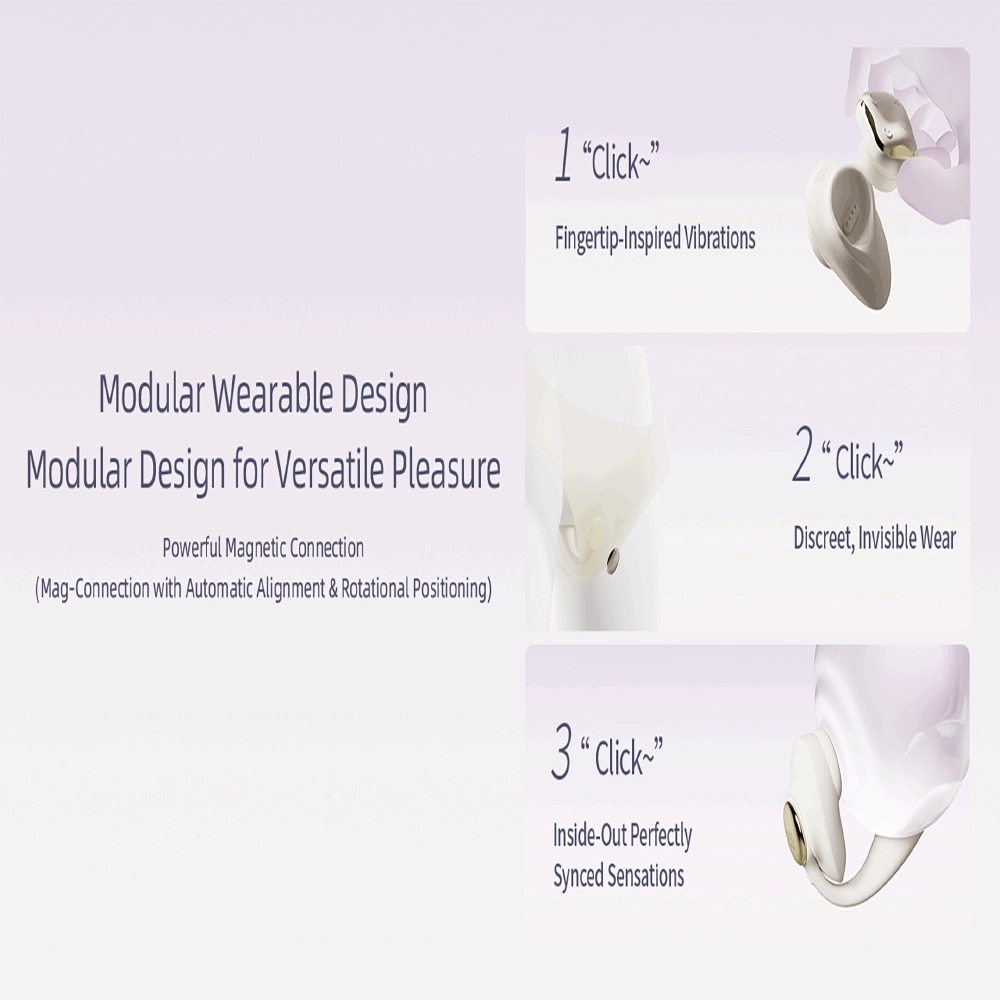 DEYA äggvibrator i ivory white – ergonomisk tårformad design för diskret bärning i underkläder. Uppladdningsbar med 400 mAh batteri. Från Chambers of Love.