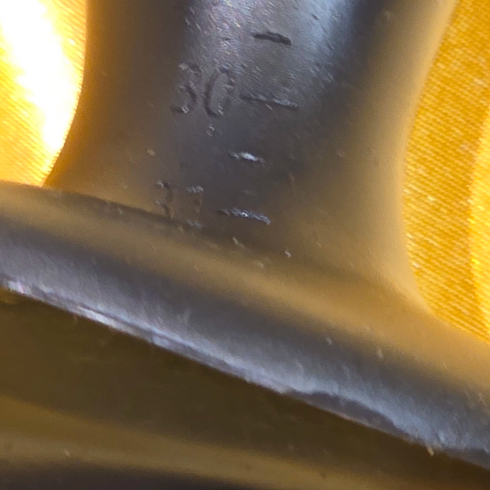 Long Anal Plug with Scale Black L