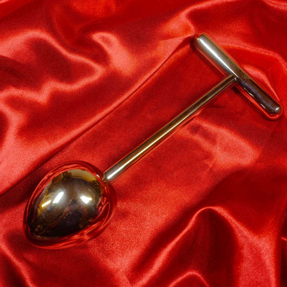 Analplugg Metallplugg med T-handtag – rostfritt stål 60 mm diameter, Chambers of Love