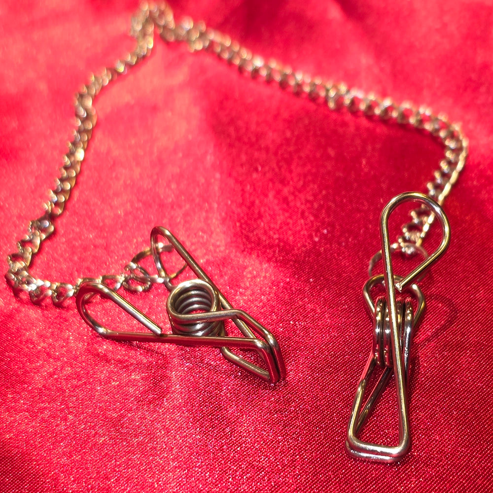 Mini Nipple Clamp with Chain