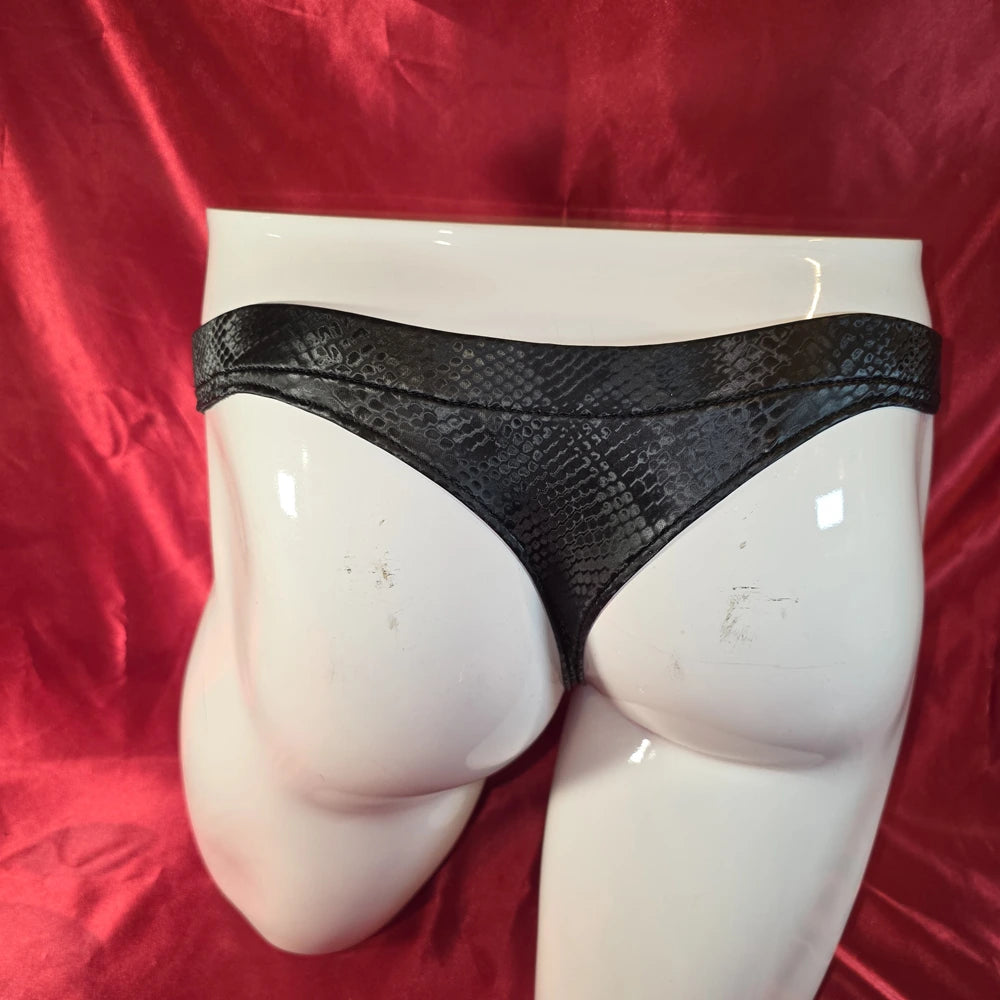 Snake Skin String Thong