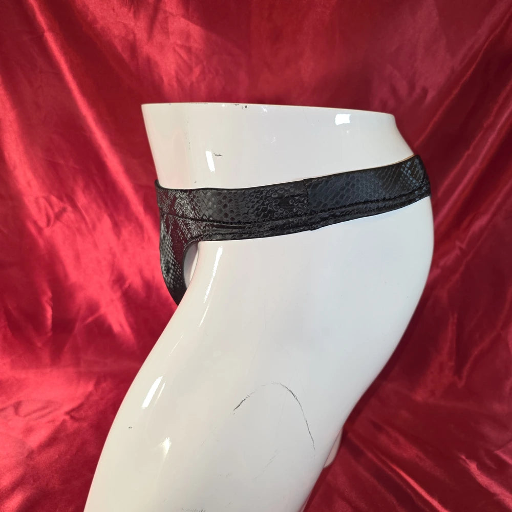 Snake Skin String Thong