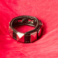 PU Penis Ring with Pyramid Studs