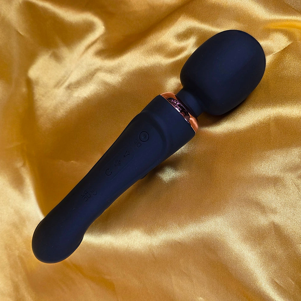 Rabbit Wand Dildo Vibrator – uppladdningsbar via USB med lång batteritid från Chambers of Love