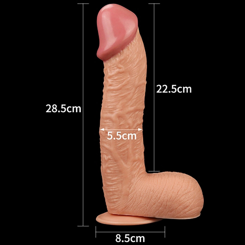 Realistic King Dildo Flesh-colored 27 cm (10.5")