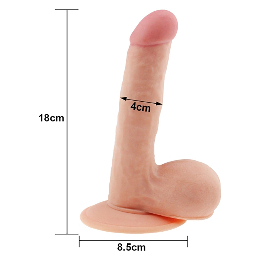 Ultra Soft Dildo DUDE 19.5 cm (7.5")