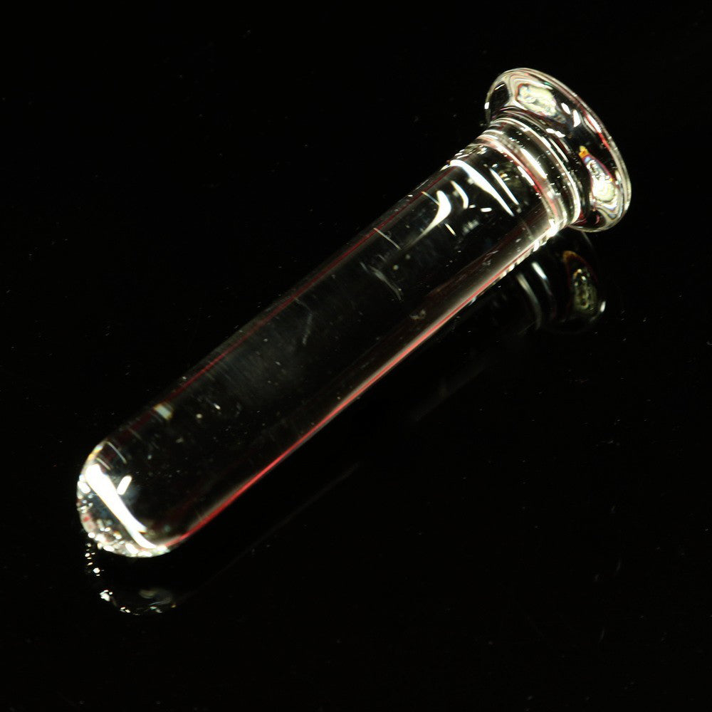 Cylinderformad analplugg i glas