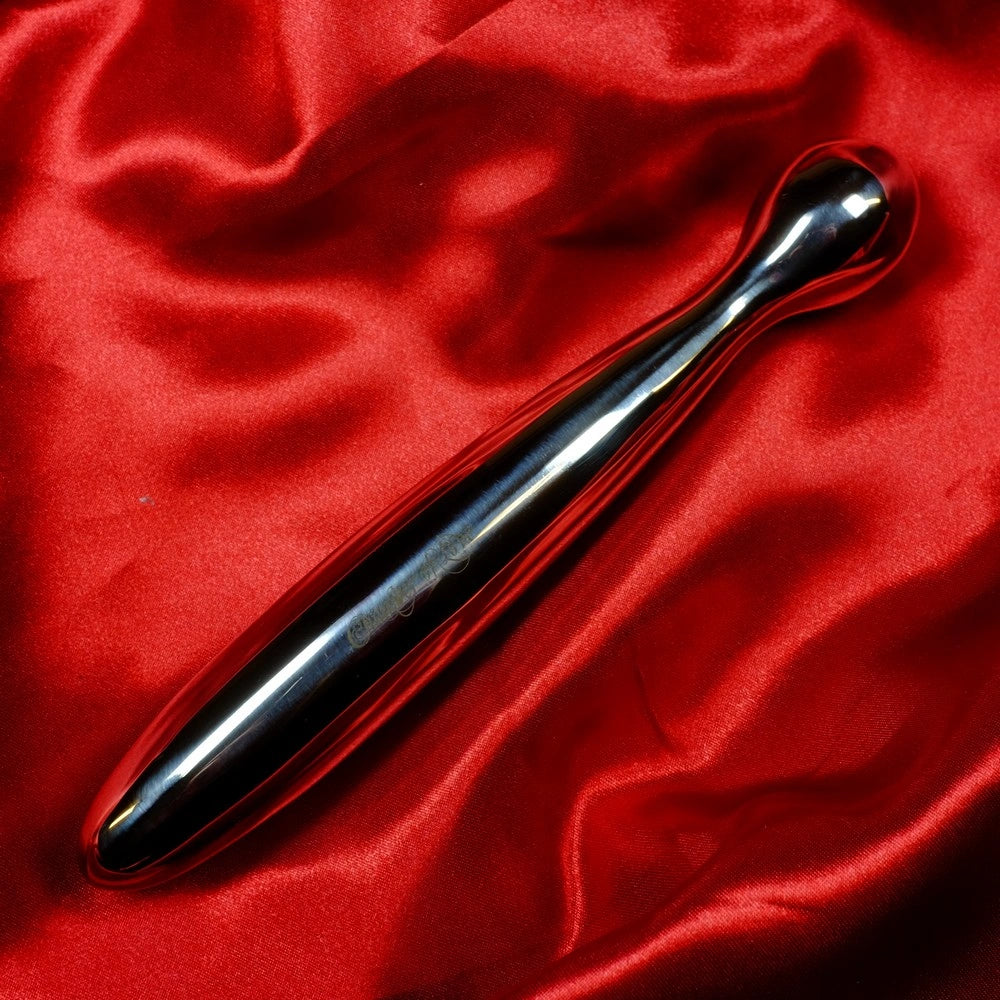 Lyxig dildo i rostfritt stål