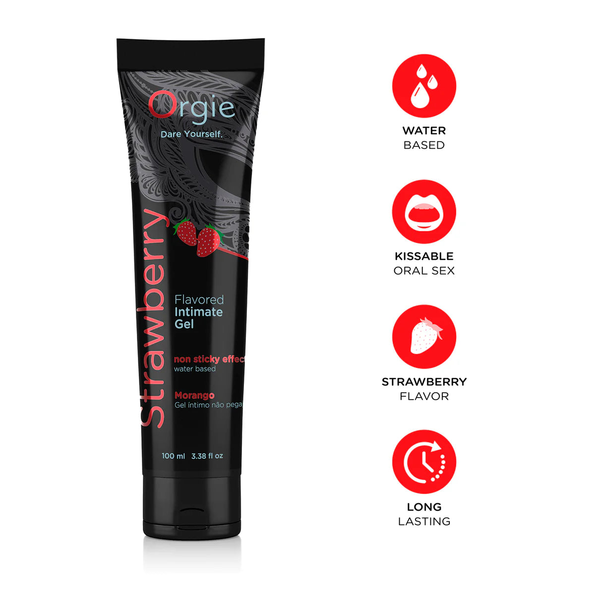 ORGIE Lube Tube Jordgubb