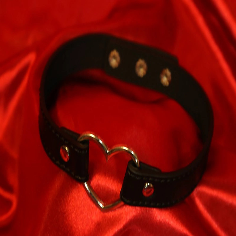 PU Collar Hjärta