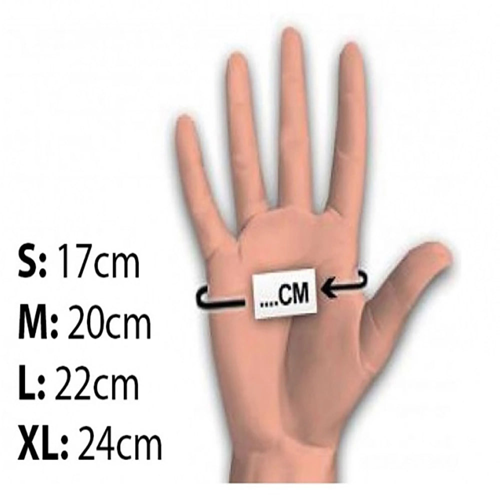 Svarta armbågs fisting handskar