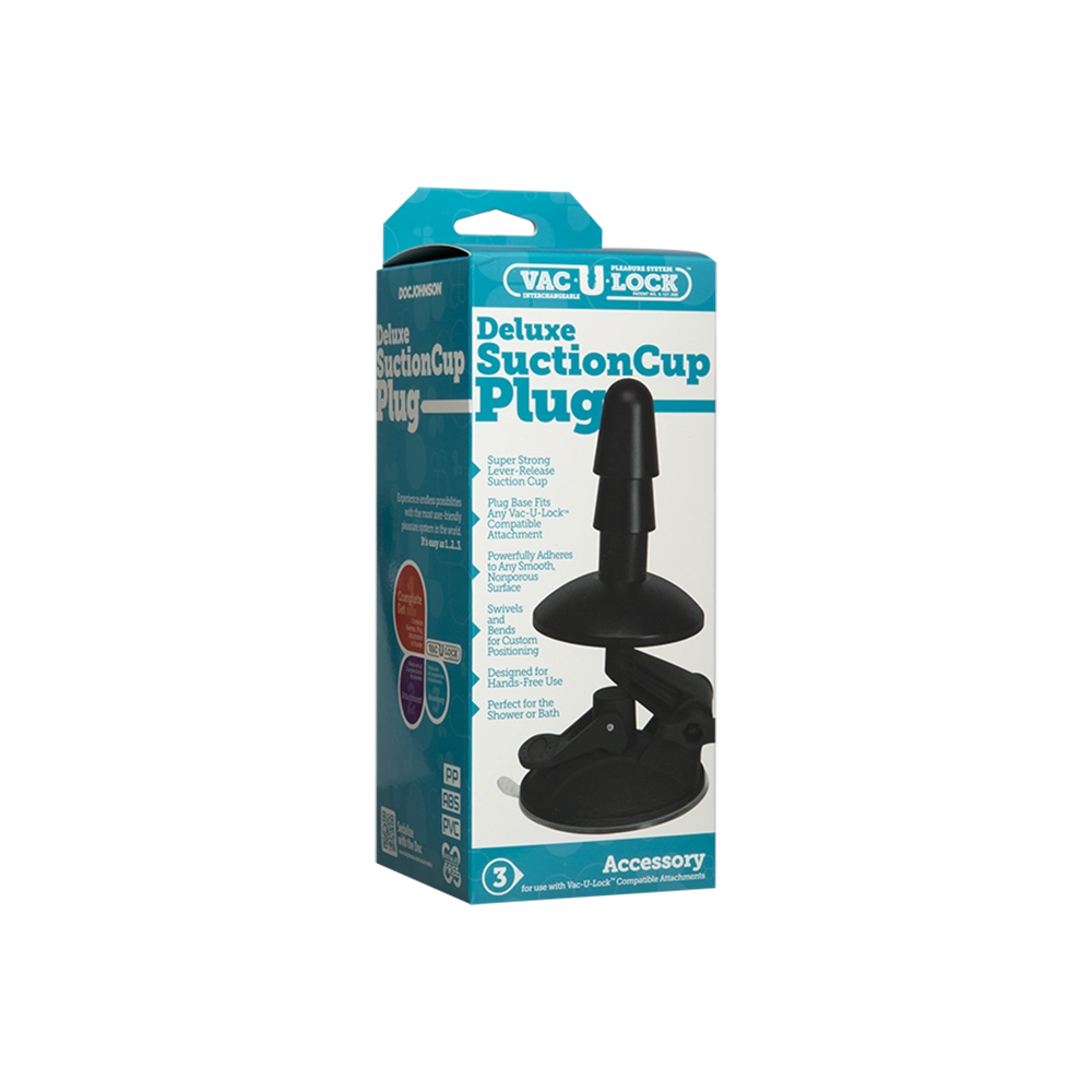 Vac-U-Lock Deluxe Suction Cup Plug förpackning från Doc Johnson – Chambers of Love